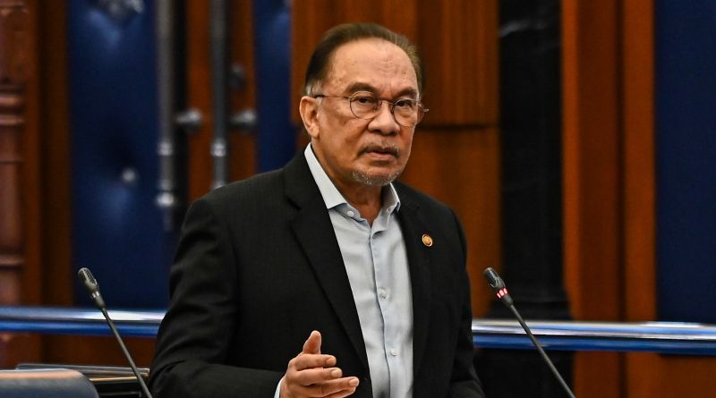 Anwar Ibrahim in Parliament