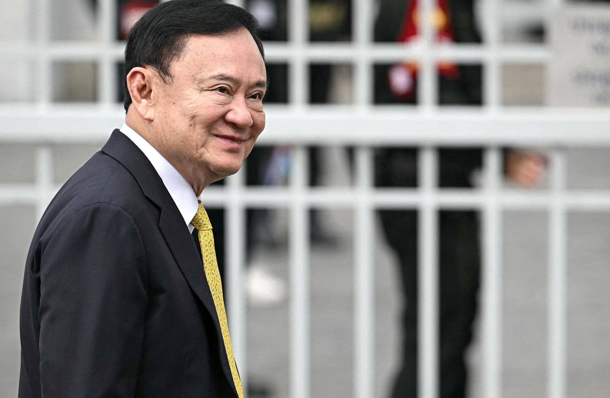 Gambar fail: Bekas perdana menteri Thailand, Thaksin Shinawatra, yang kembali ke negara kelahirannya pada 22 Ogos 2023 selepas 15 tahun hidup dalam buangan. (AP Photo/Sakchai Lalit)